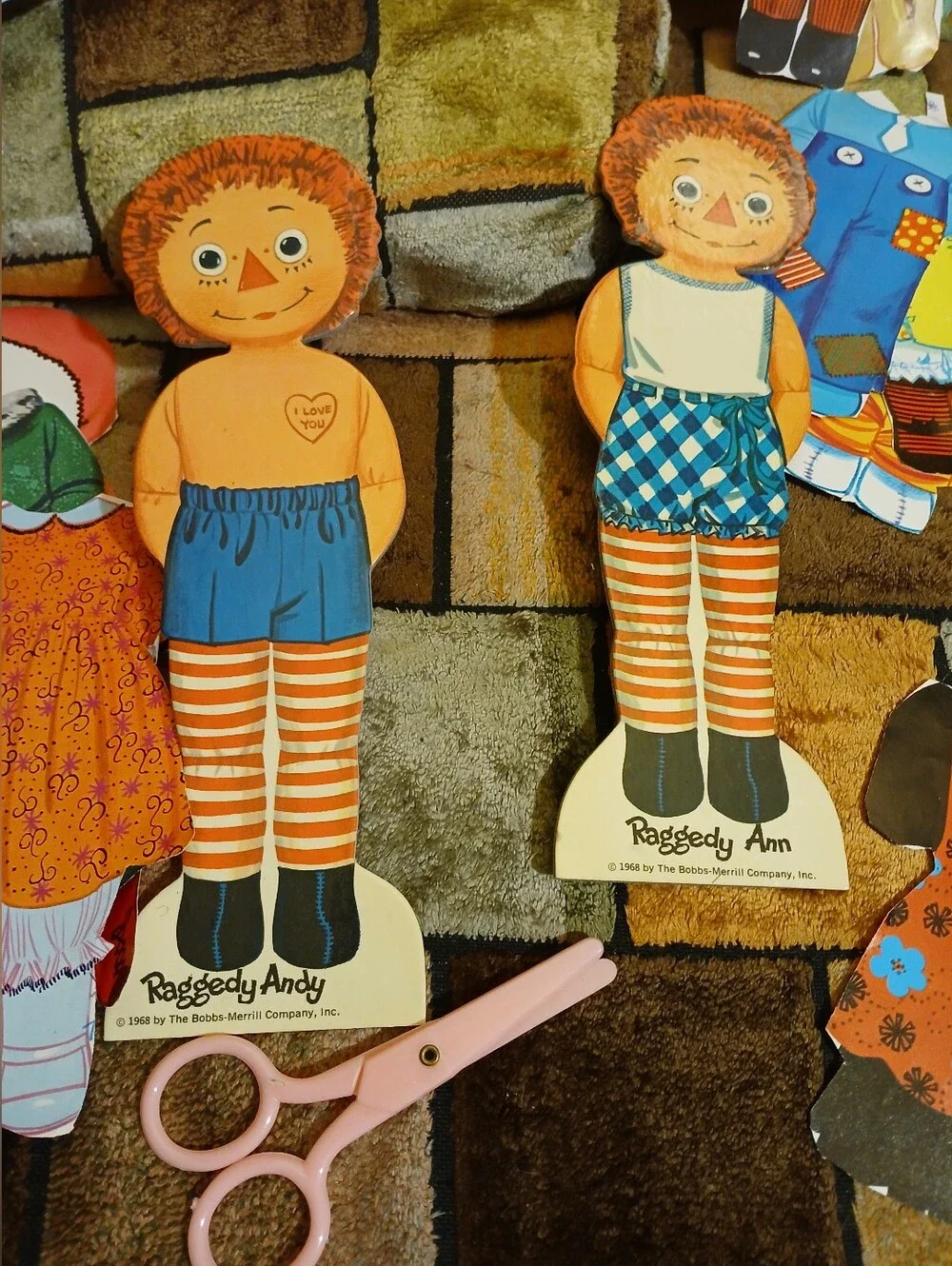 Whitman 1968 Raggedy Ann and Andy “2 Magic Dolls